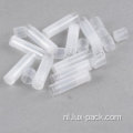 Lege transparante plastic container lippenbuis